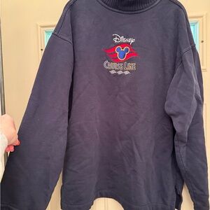 Vintage Disney Cruise Line Navy Sweatshirt